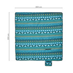 Picnic Blanket Meteor 2XL 200x200 cm diamonds
