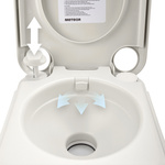 Portable toilet Meteor 20 l white