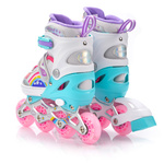 Rolki 4w1 Meteor dla dzieci M 34-37 Rainbow
