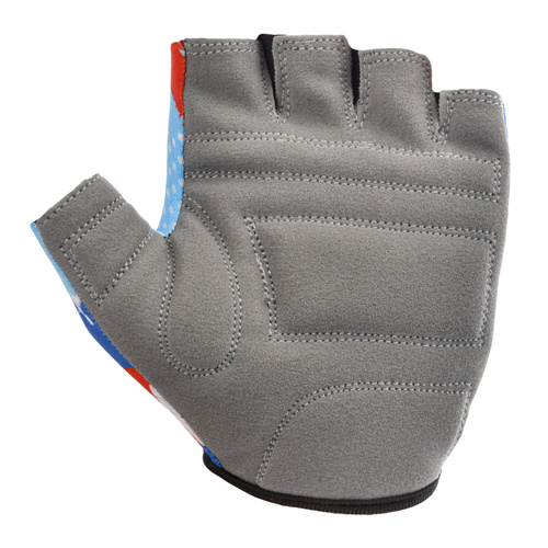 Meteor Kids M Map blue cycling gloves