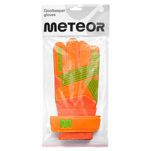 Rękawice bramkarskie Meteor Catch 5 pomarańczowy