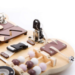 Wooden manipulative board bear