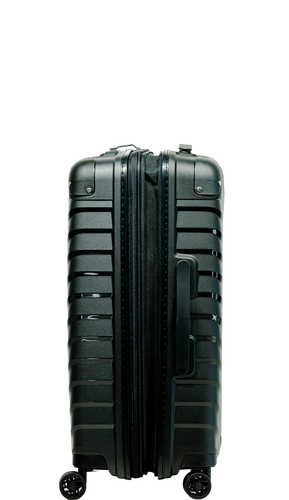 SwissBags Diamond cut medium case 67 cm metallic black