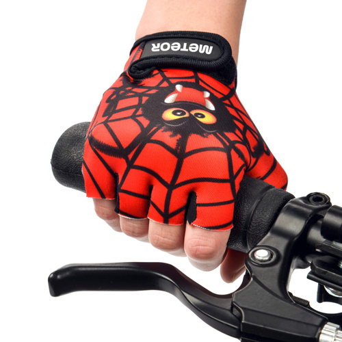 Meteor Kids S Spider cycling gloves