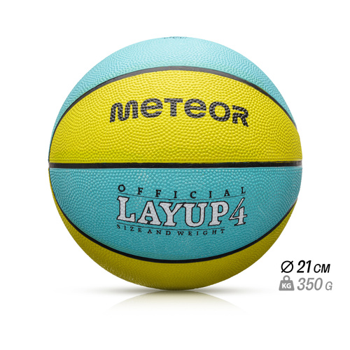 Basketball Meteor Layup 4 yellow/blue