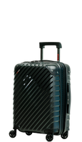 Swissbags Diamond cut cabin case 55 cm metallic black