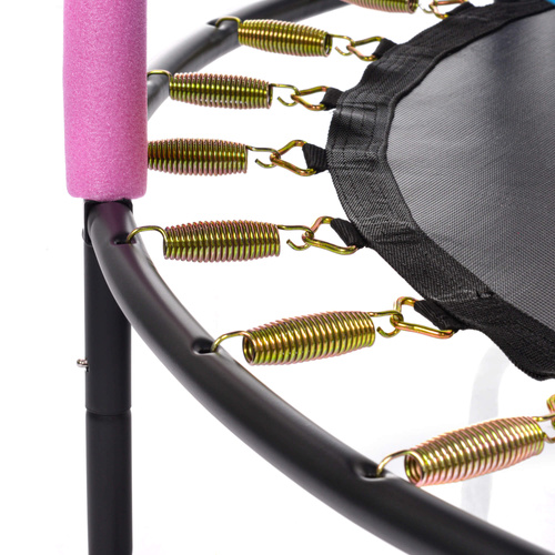 Trampolina dla dzieci Meteor TRP-65P 140 cm różowy/jasny niebieski