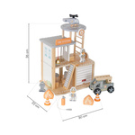 Drewniana remiza strażacka