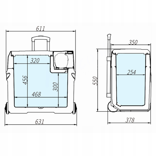 Portable refrigerator Meteor CX50 47.3 l