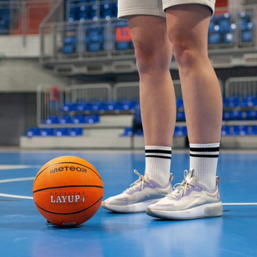 Piłka koszykowa Meteor Layup 4 pomarańczowy