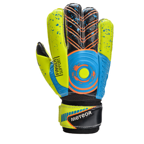 Goalkeeper gloves Meteor Defence 6 yellow