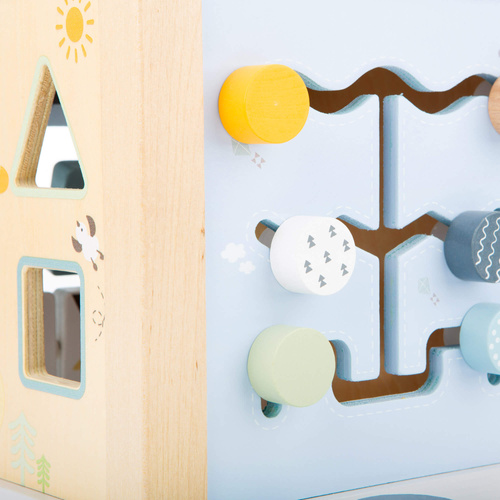 Drewniana kostka manipulacyjna