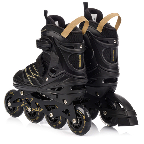 Inline skates Meteor Buzzy L 38-43 black/gold