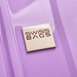 SwissBags Tourist Cabin Suitcase 55cm Purple