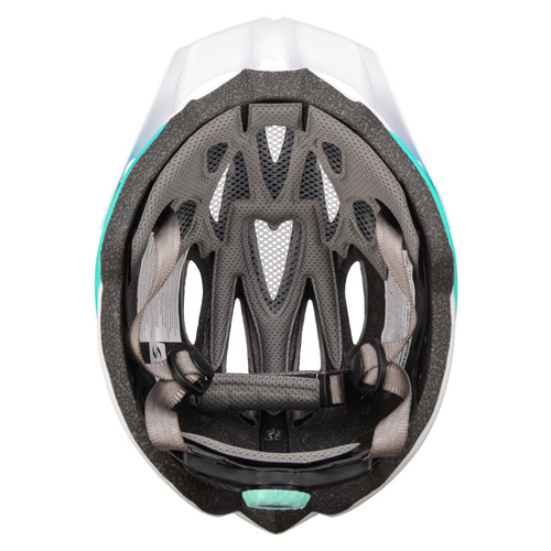 Kask rowerowy Meteor Ovlo M 55-58 cm biały/miętowy