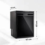 Meteor Compressor Fridge CR65X