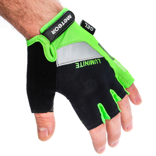 Rękawiczki rowerowe Meteor Gel GX31 L zielony