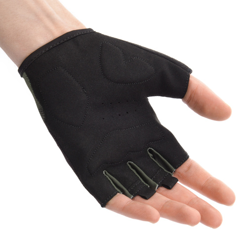 Bike gloves Meteor MX21 L black/dark green