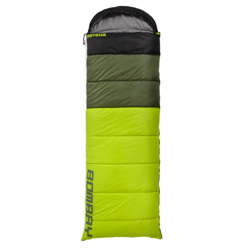 Śpiwór Meteor Bombay L zielony/czarny