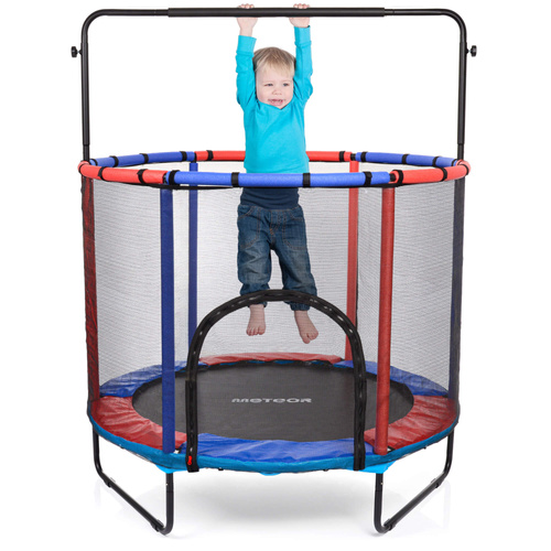 Trampoline for kids Meteor TRP-65P 140 cm blue/red