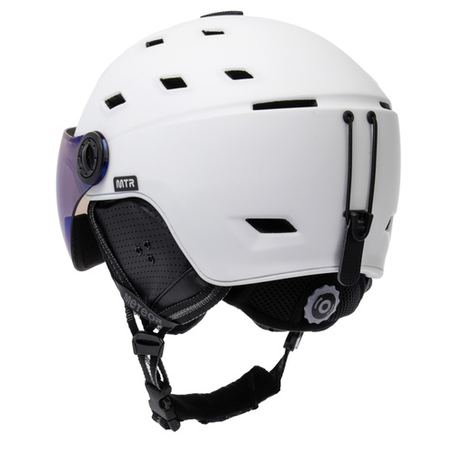 Ski helmet Meteor Glide L 58-61 cm white