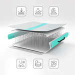 Inflatable air track Meteor 400 cm mint