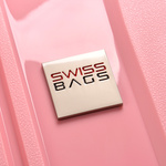 SwissBags Tourist Cabin Suitcase 55cm Pink