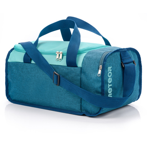 Torba fitness Meteor Nepr 20 l niebieski/miętowy