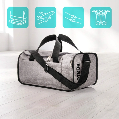 Fitness bag Meteor Nepr 20 l melange grey/black