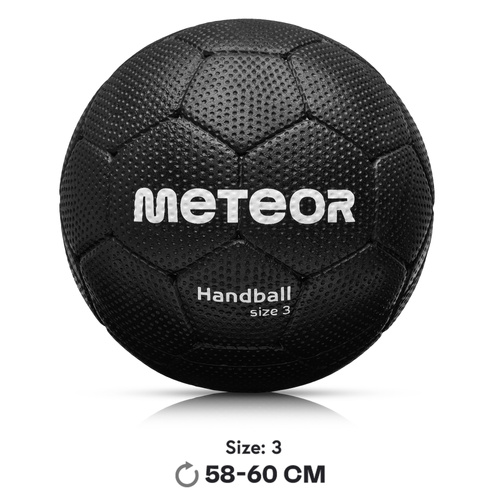 Piłka ręczna Meteor Magnum 3 czarny