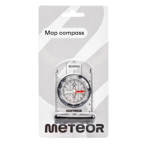 Meteor small compass with ruler