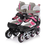 Inline skates Meteor Rox L 38-41 pink / gray