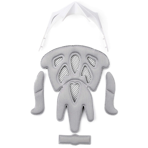 Kask rowerowy Meteor MV29 Drizzle M 55-58 cm biały/szary/miętowy