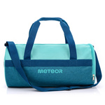 Torba fitness Meteor Siggy 25 l niebieski/miętowy