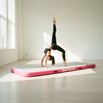 Inflatable air track Meteor 400 cm pink