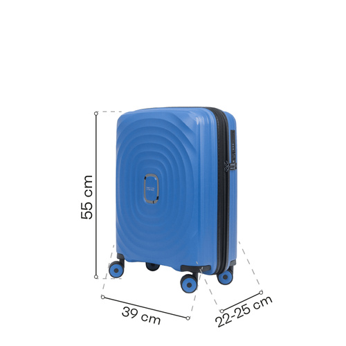 Swissbags Echo cabin case 55 cm ocean blue