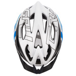 Kask rowerowy Meteor Gruver S 52-56 cm biały/czarny/niebieski