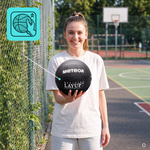 Piłka do koszykówki Meteor Layup 7 czarny