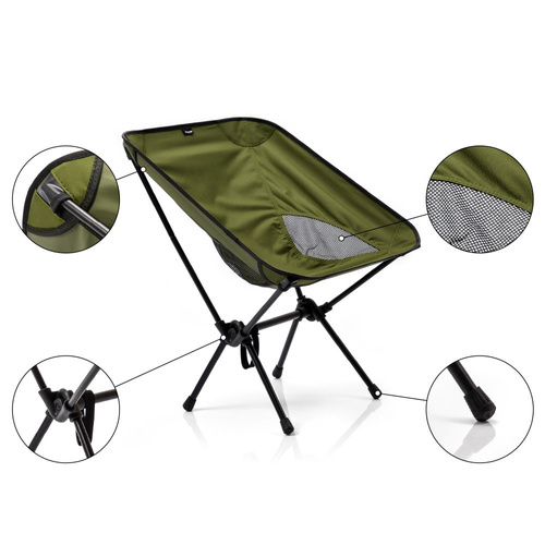 Meteor Schelp folding chair khaki