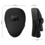 Boxing Focus Pads Meteor training, pair, synthetic PU leather