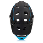 Full-face bicycle helmet Meteor Hydra M 55-58 cm black/blue
