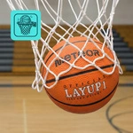 Basketball Meteor Layup 1 orange