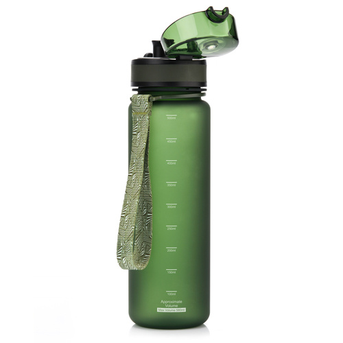 Sports water bottle Meteor 500 ml dark green