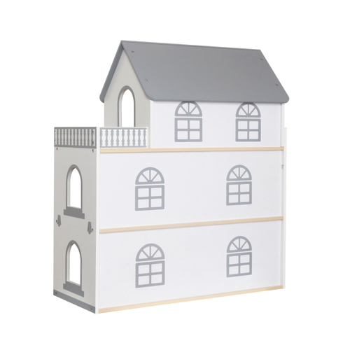 Drewniany domek dla lalek