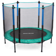 Trampoline for kids Meteor TRP-50 140 cm mint/blue