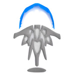 Kask rowerowy Meteor Marven S 52-56 cm szary/niebieski