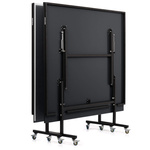 Zestaw stół do tenisa stołowego Meteor ciemnoszary plus siatka rollnet, 2 rakietki, 3 piłeczki