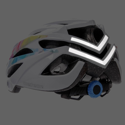 Meteor cycling helmet Shimmer S white in mold