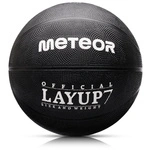 Piłka do koszykówki Meteor Layup 7 czarny