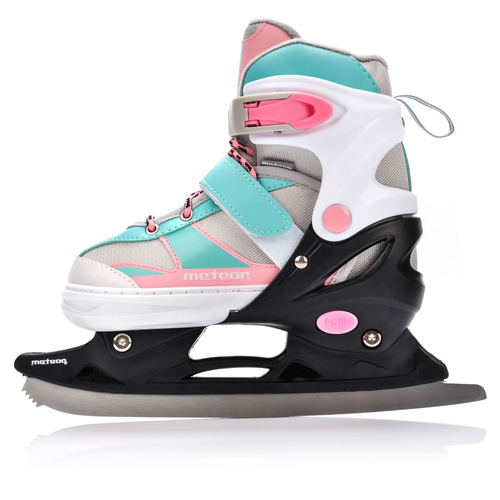 Rolki Meteor 2w1 L 38-41 różowy/niebieski